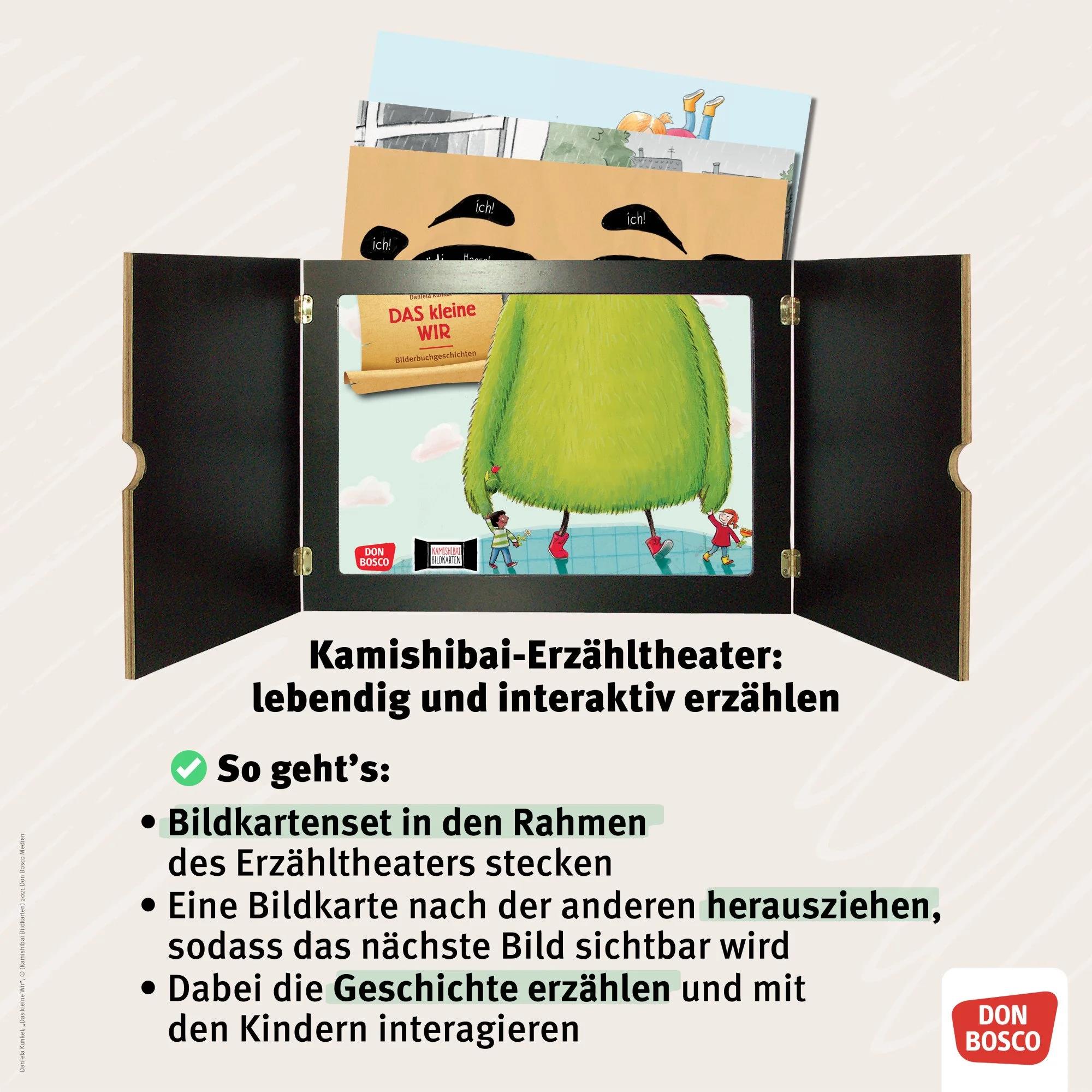 Das große Weihnachtsfest im Zoo. Kamishibai Bildkartenset