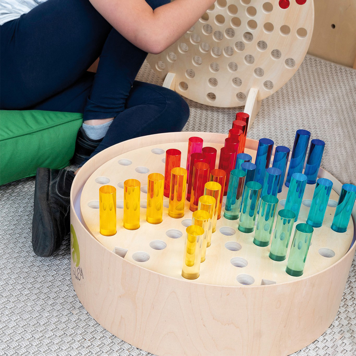 Leuchttisch-Lochrahmen für Acrylzylinder