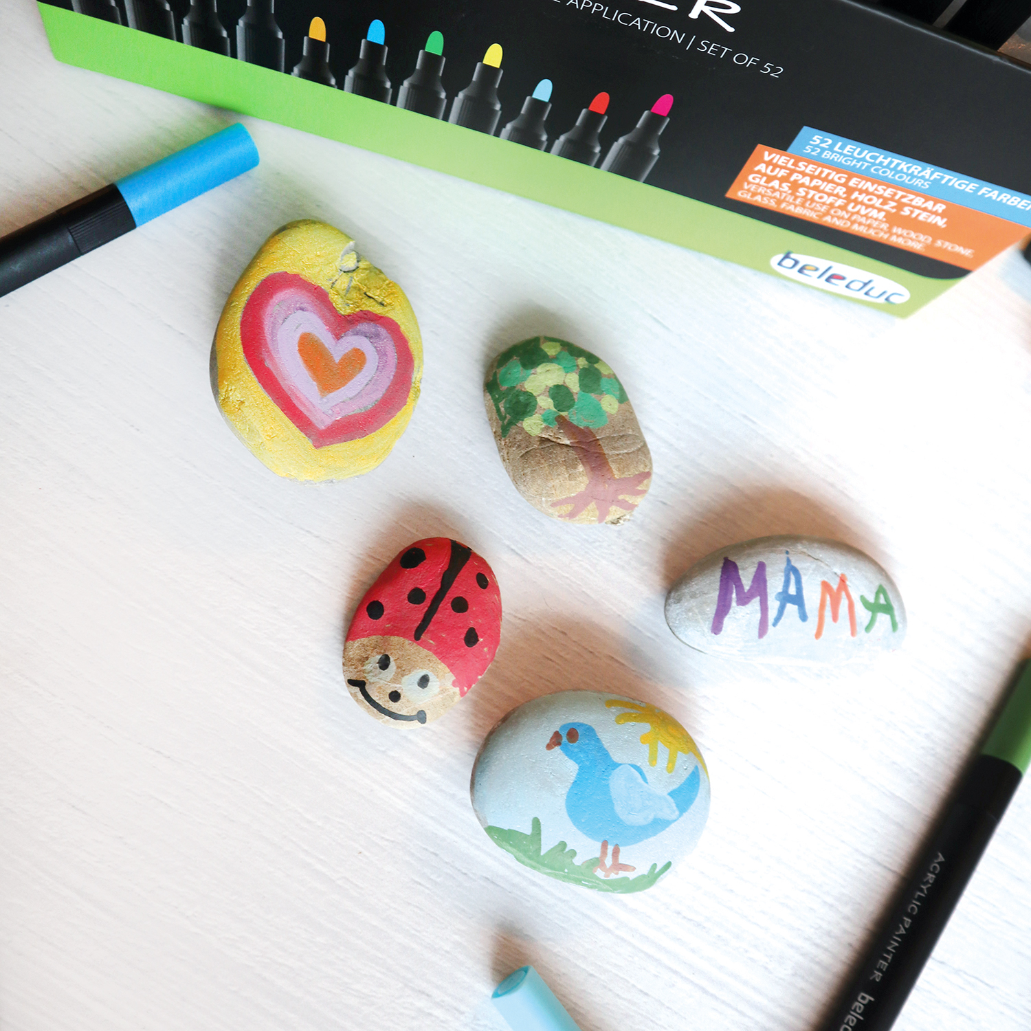 52 Acryl-Stifte