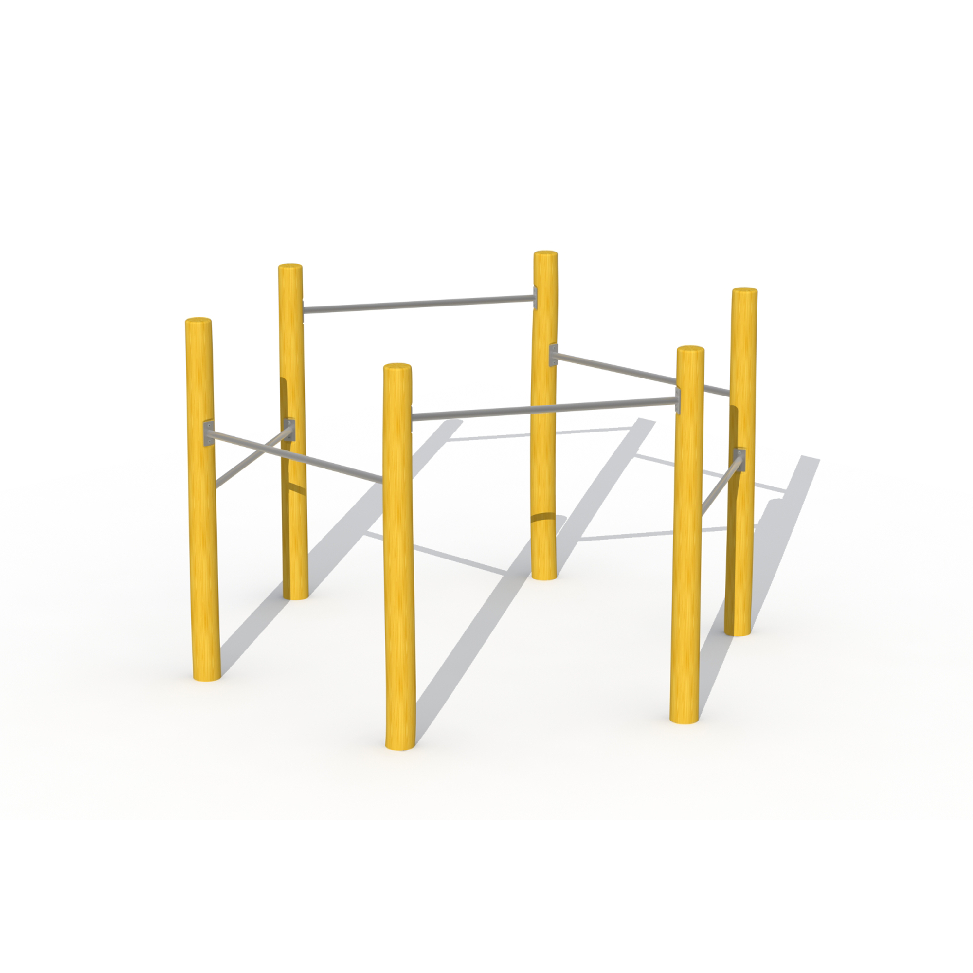 Robinie Sechseck Reckstangen