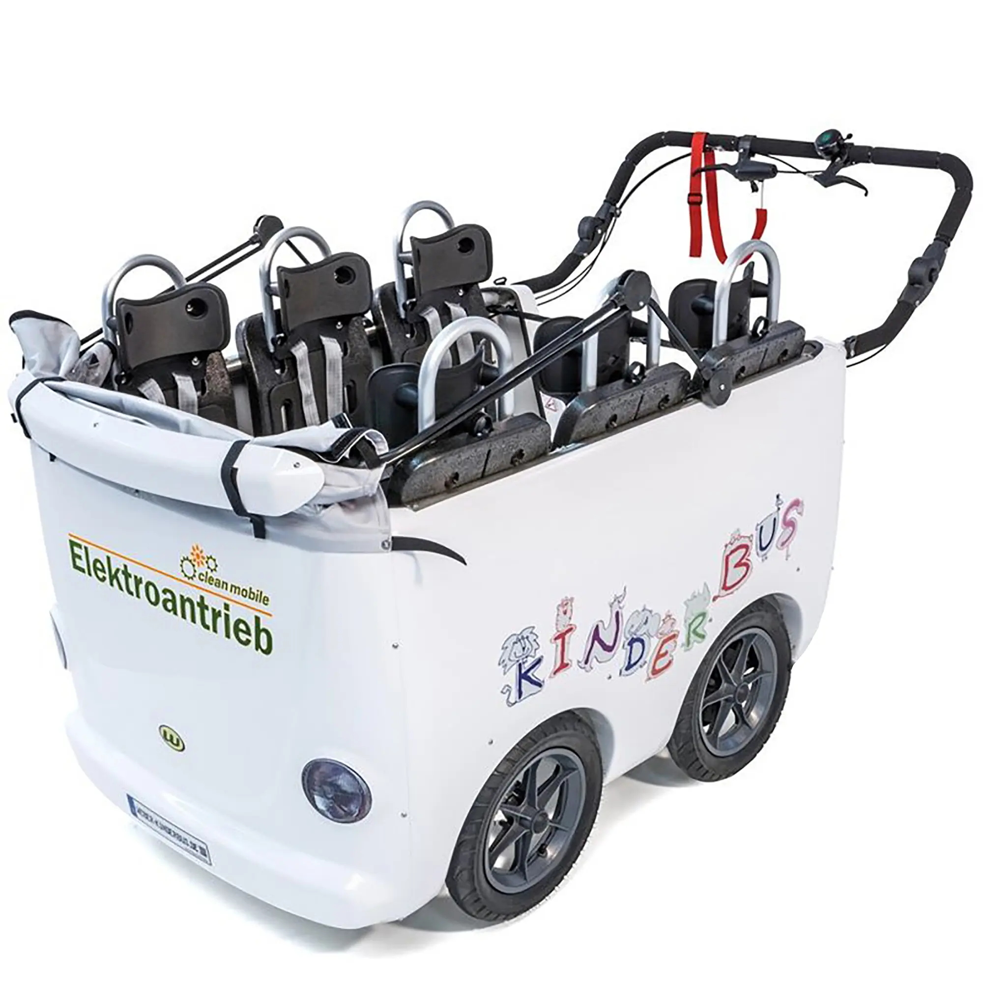 Regen- und Sonnendach für Kinderbus Trend weiß