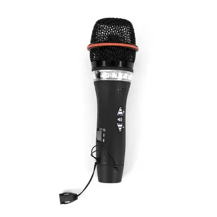 Mikrofon Bluetooth 6er Set inkl. Ladestation schwarze Edition