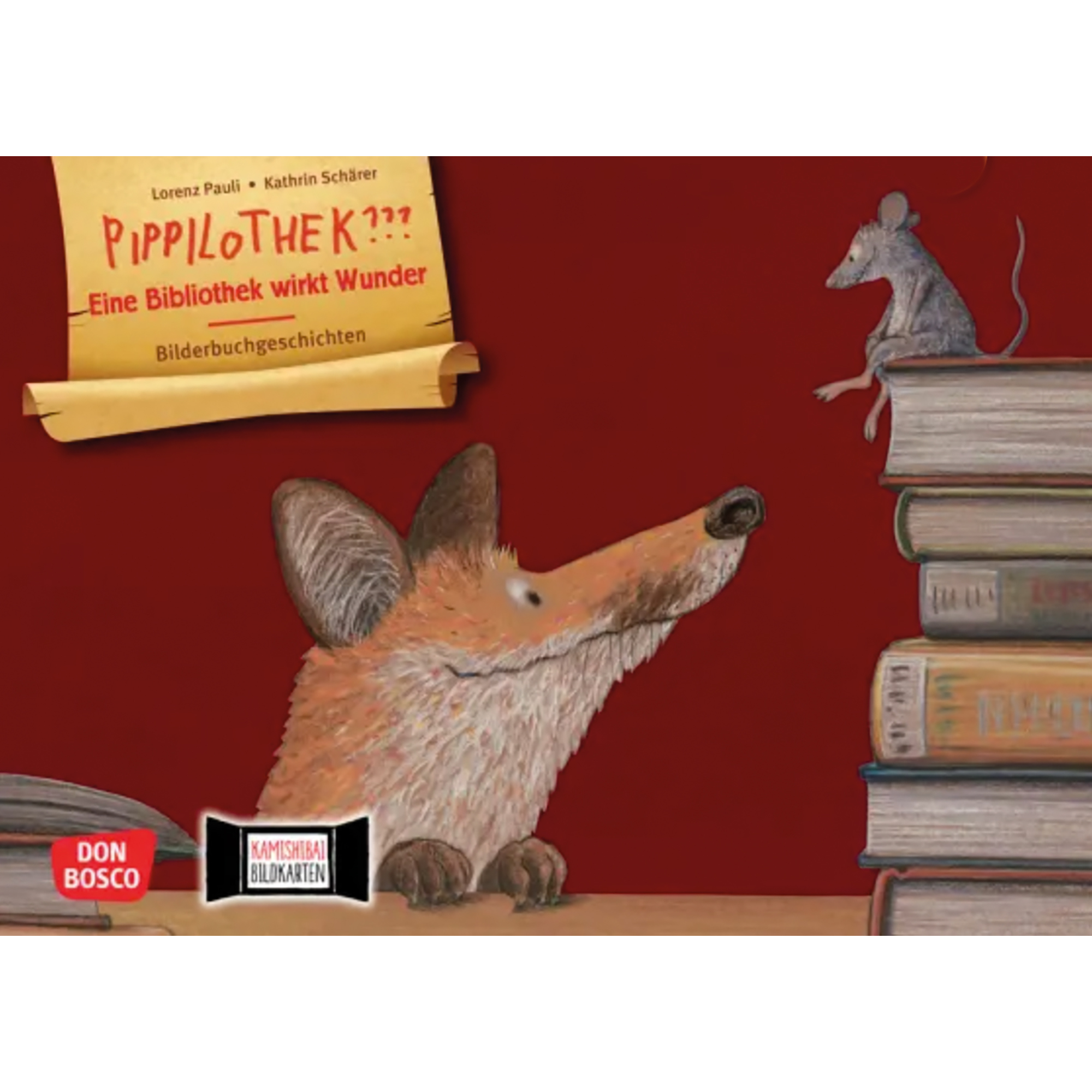Pippilothek??? Eine Bibliothek wirkt Wunder. Kamishibai Bildkartenset