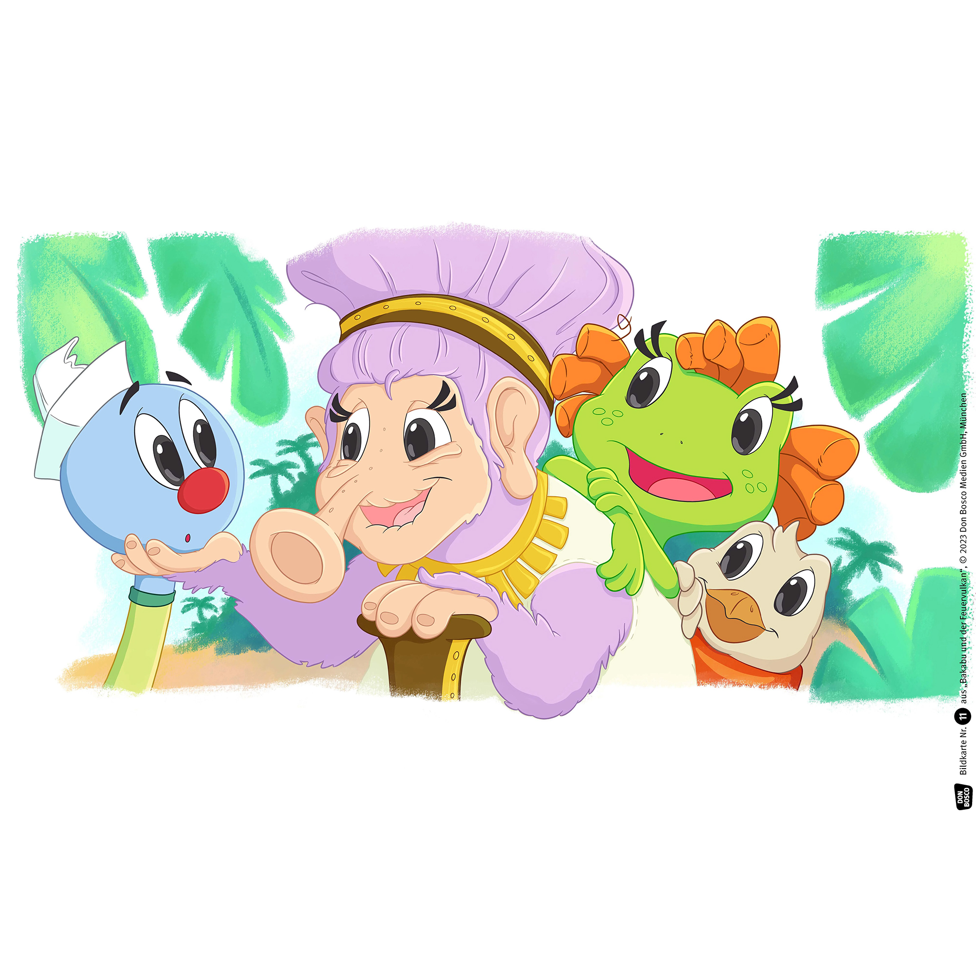 Bakabu und der Feuervulkan. Kamishibai Bildkartenset