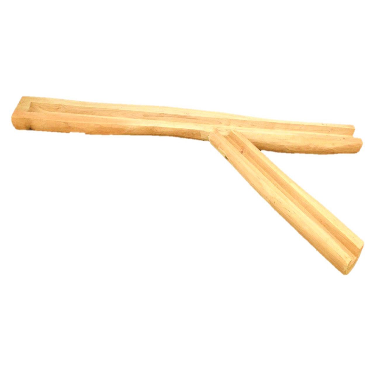 Rinnen-Abzweig Zwieselform in Robinie