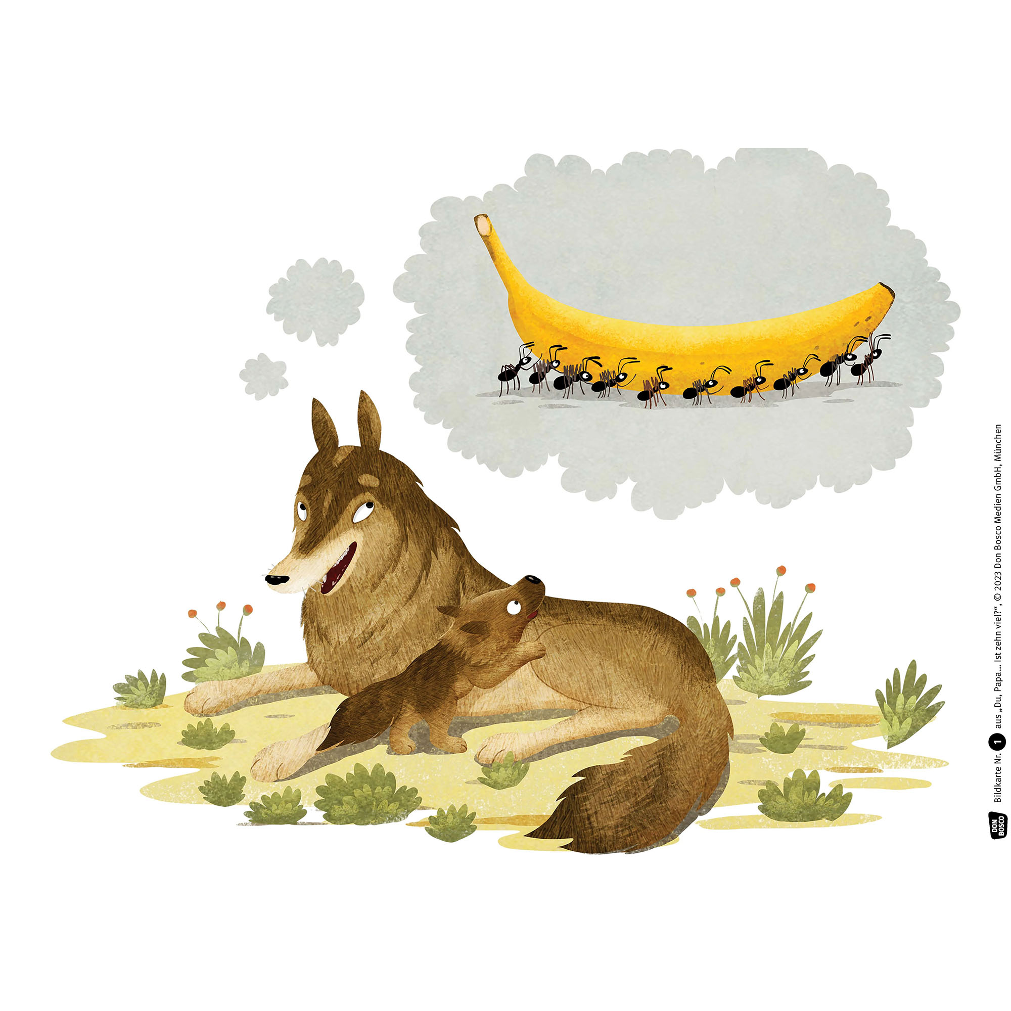 Du, Papa ... Ist zehn viel? Kamishibai Bildkartenset