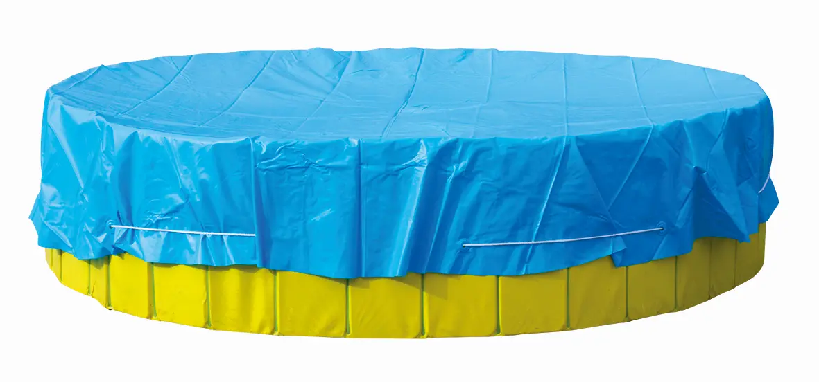 Faltplanschbecken, 180 cm mit Abdeckhaube