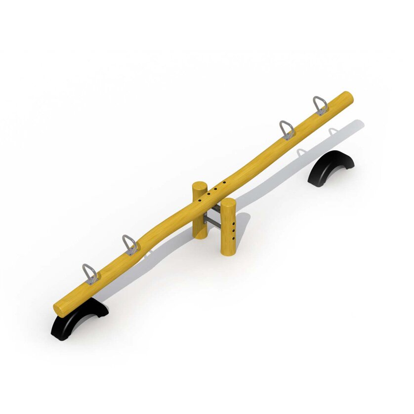 Robinie Wippe für 4 Kinder