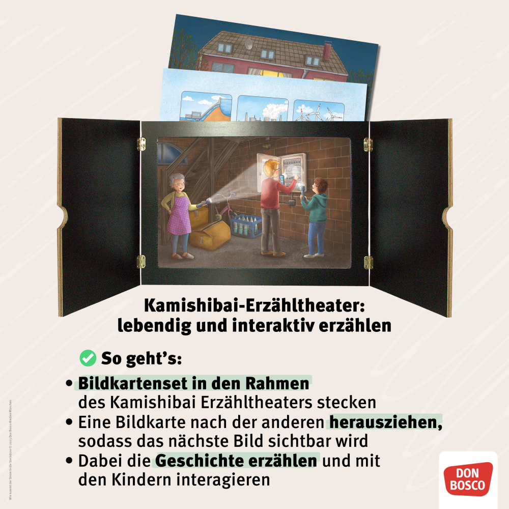 Notfall, Erste Hilfe, Rettungsdienst. Von den Aufgaben der Ersthelfer und was Kinder tun können. Kamishibai Bildkartenset