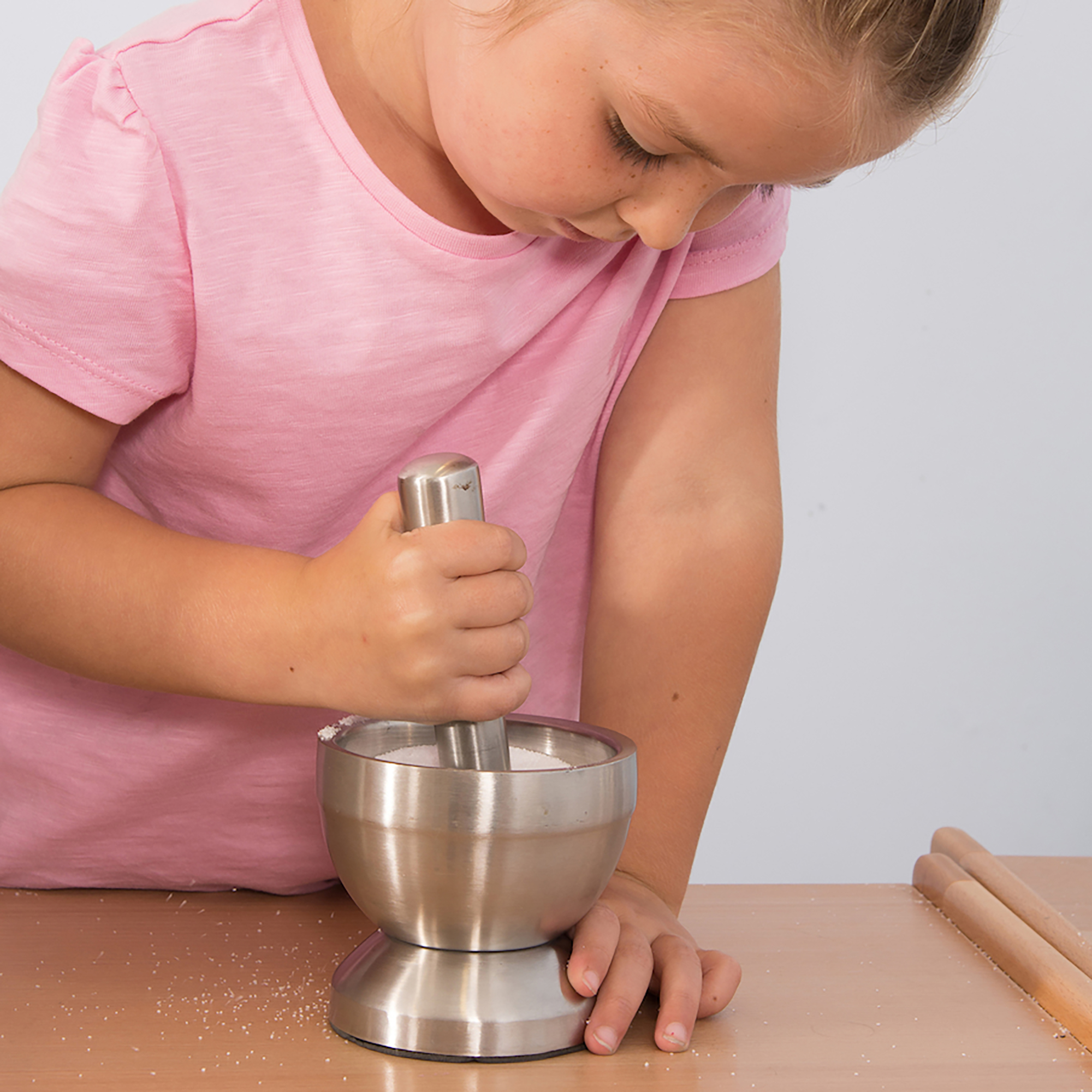 Edelstahl-Mörser 3er Set