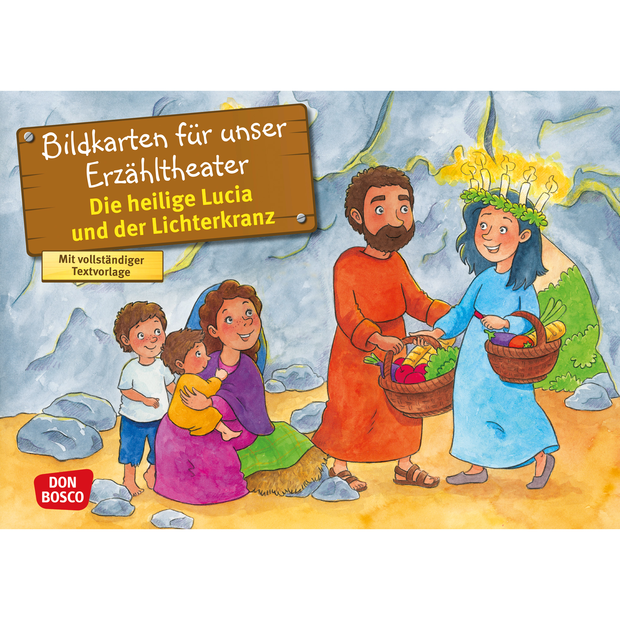 Die heilige Lucia und der Lichterkranz. Kamishibai Bildkartenset.