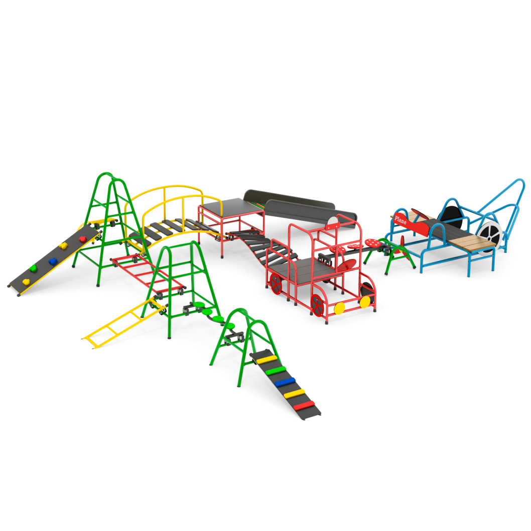 Mobile Bewegungswelt - Flexibel & voller Entwicklung - Bock Höhe 120 cm