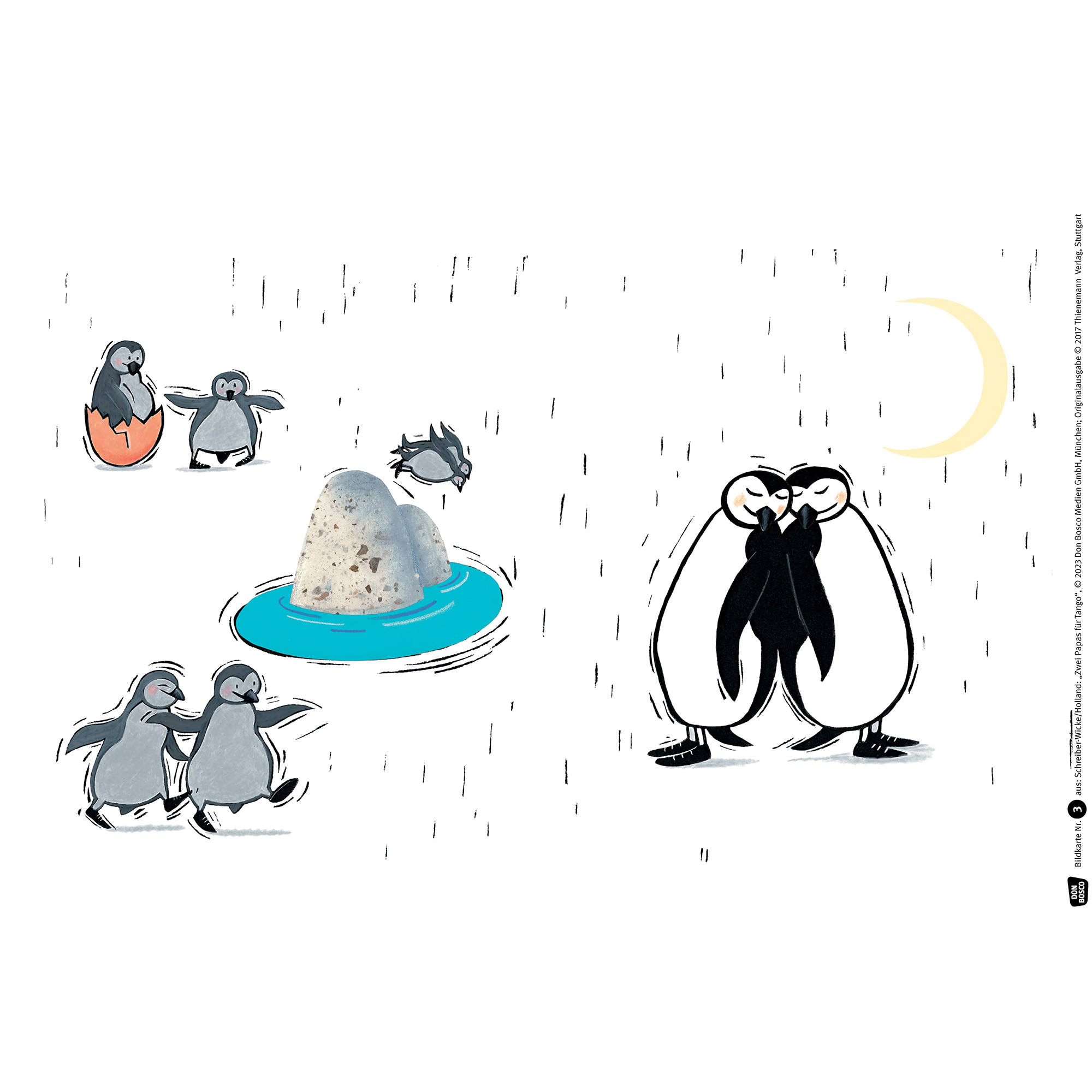 Zwei Papas für Tango. Kamishibai Bildkartenset