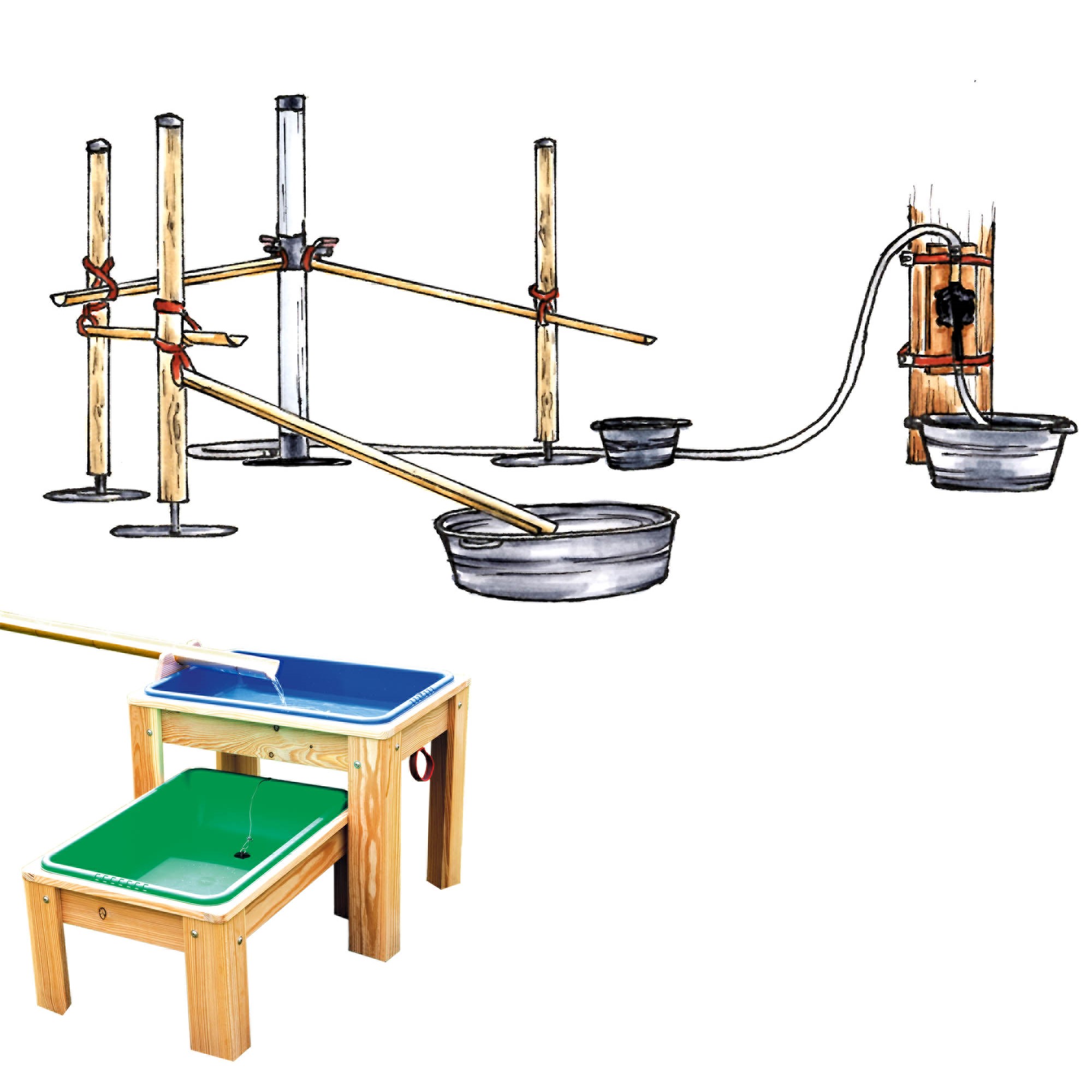 Poseidons Wasserspielanlage Donau