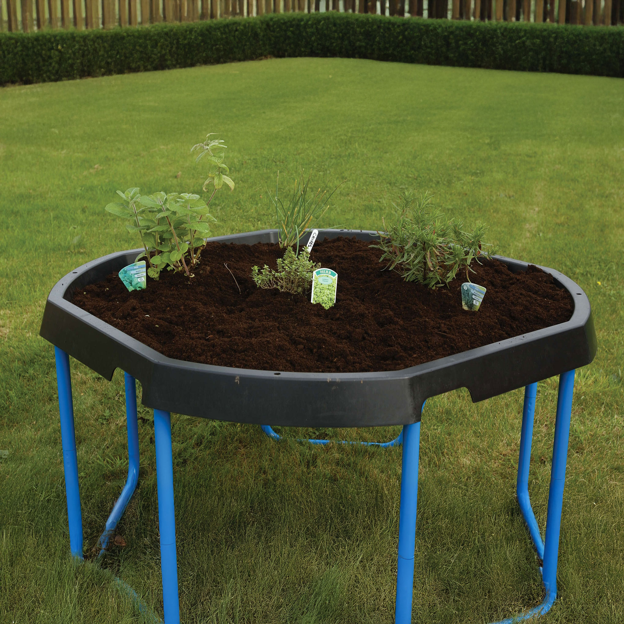 Entdecker- u. Experimentier-Tisch / Wanne in schwarz