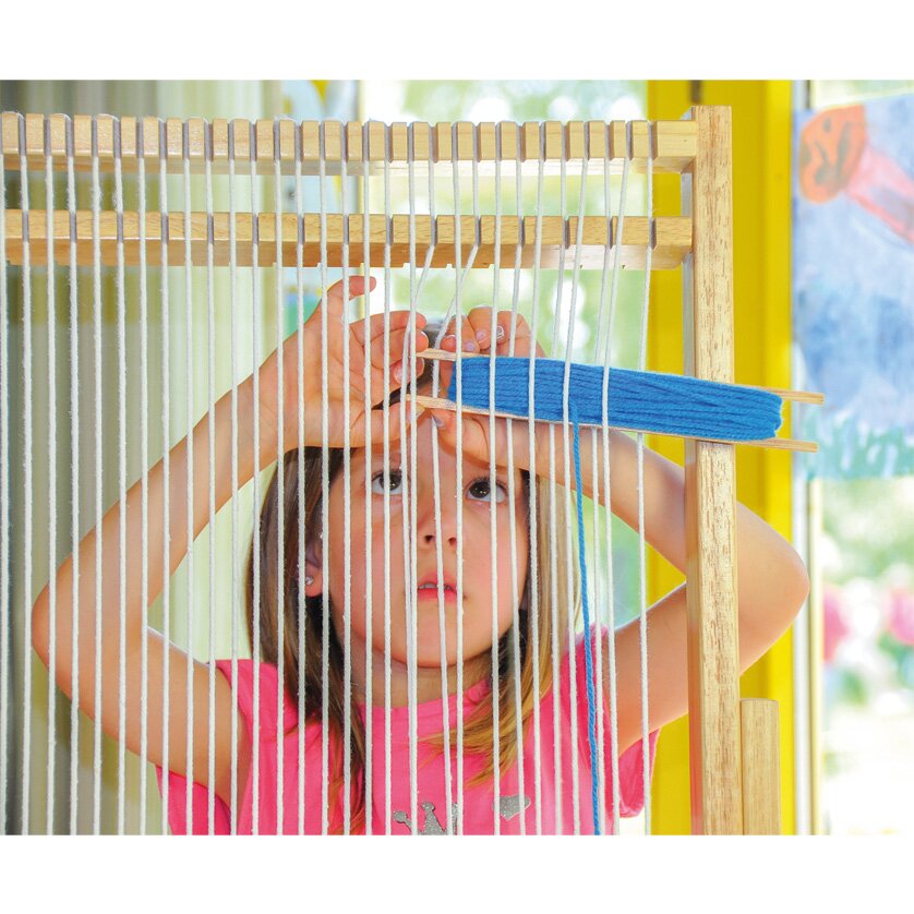 Webrahmen groß inkl. Wolle