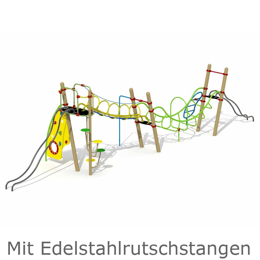 Apollo mit Edelstahrutschstangen