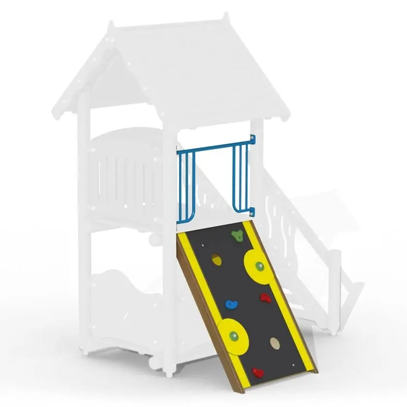 Anbau-Bergsteigerwand für Spielplatzgerät