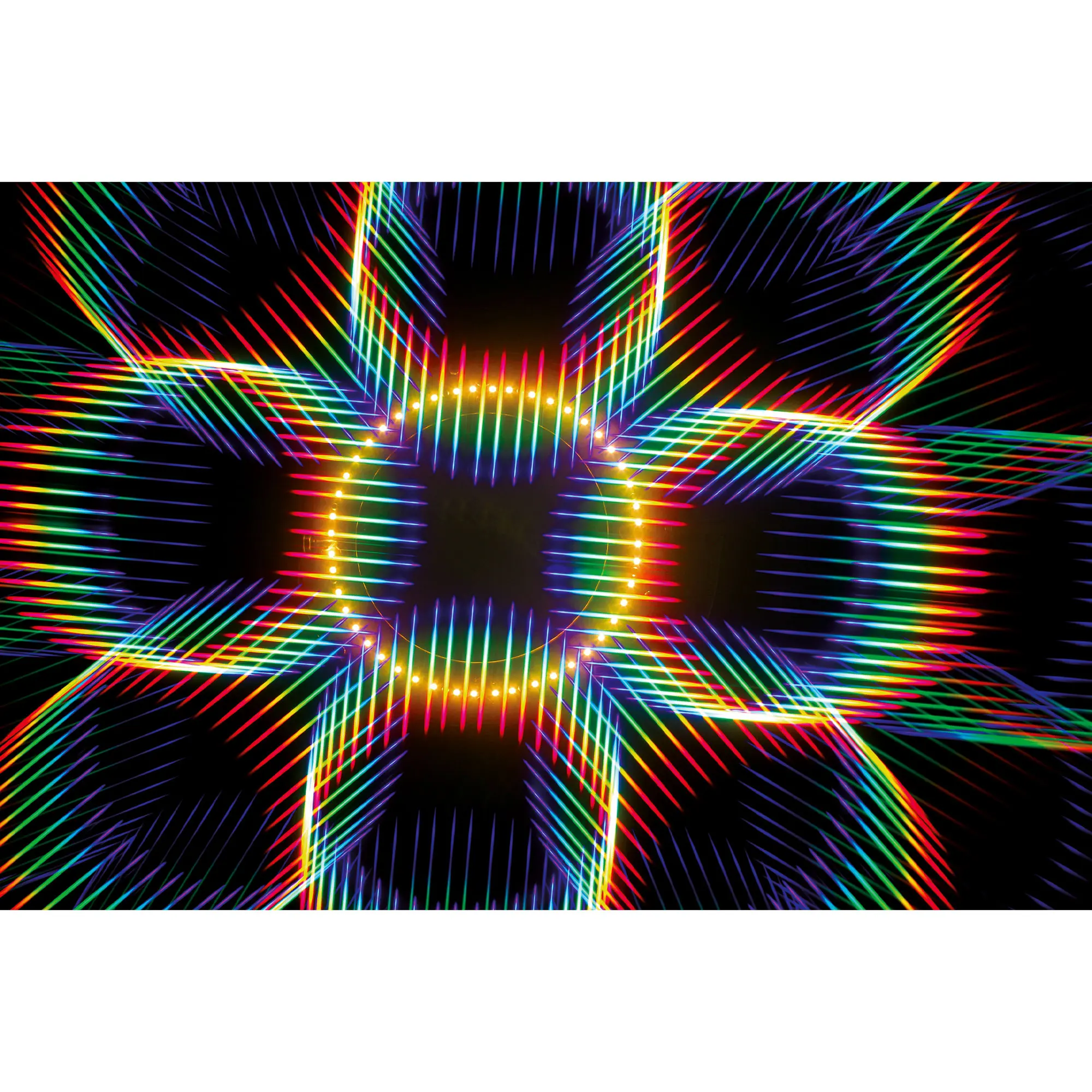 Regenbogengucker mit Sicherheits-Halskette