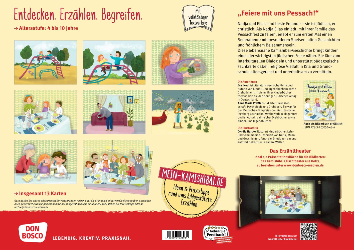 Nadja und Elias feiern Pessach. Kamishibai Bildkartenset