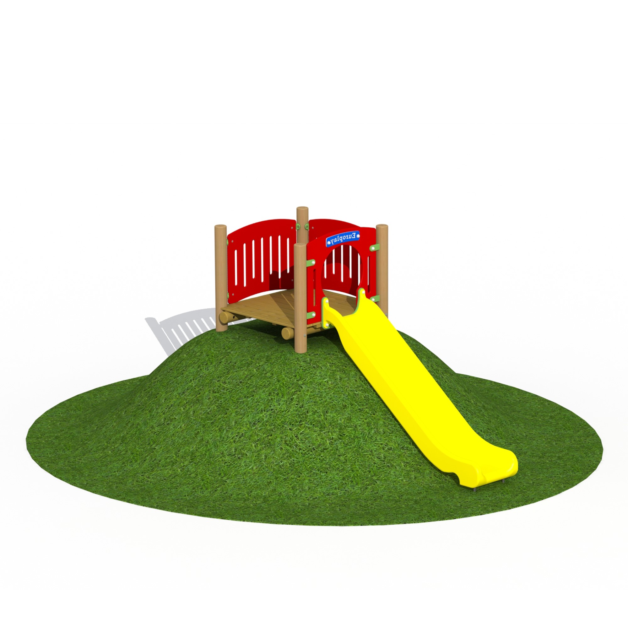 Kunststoffhügelruschbahn