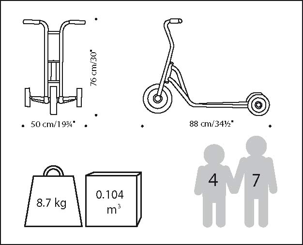 3-Rad-Safety-Roller klein Winther