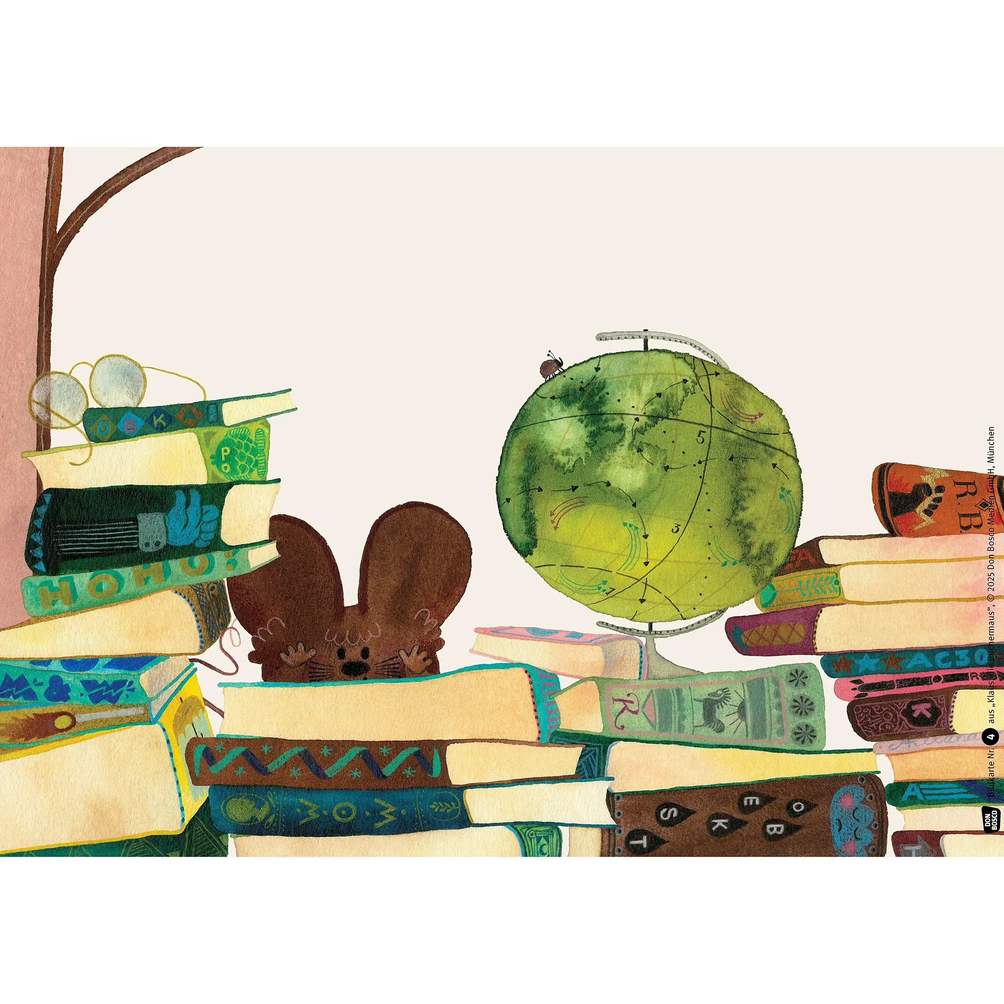 Klaus, die Büchermaus. Kamishibai Bildkartenset