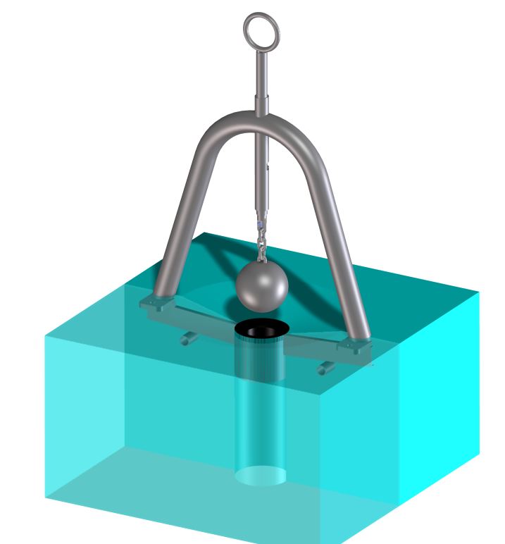 Wasserspiel Kugelwehr - Staukugel