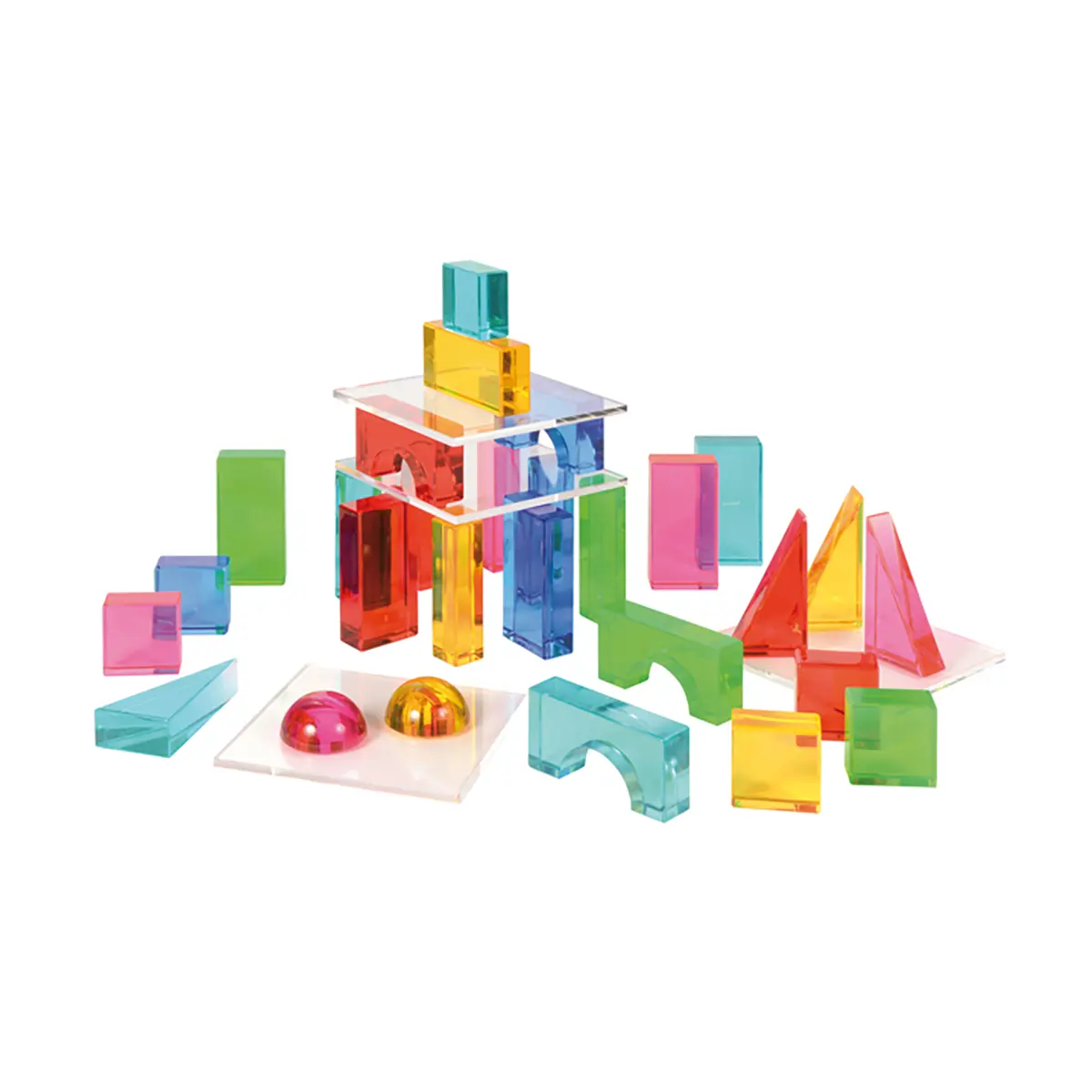 Acryl Geo-Bausteine für Kita und Kindergarten