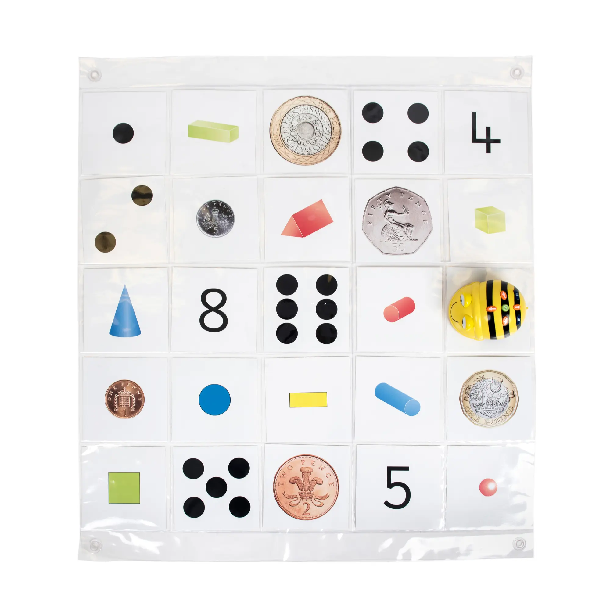 Transparente Taschen-Matte für Bee-Bot