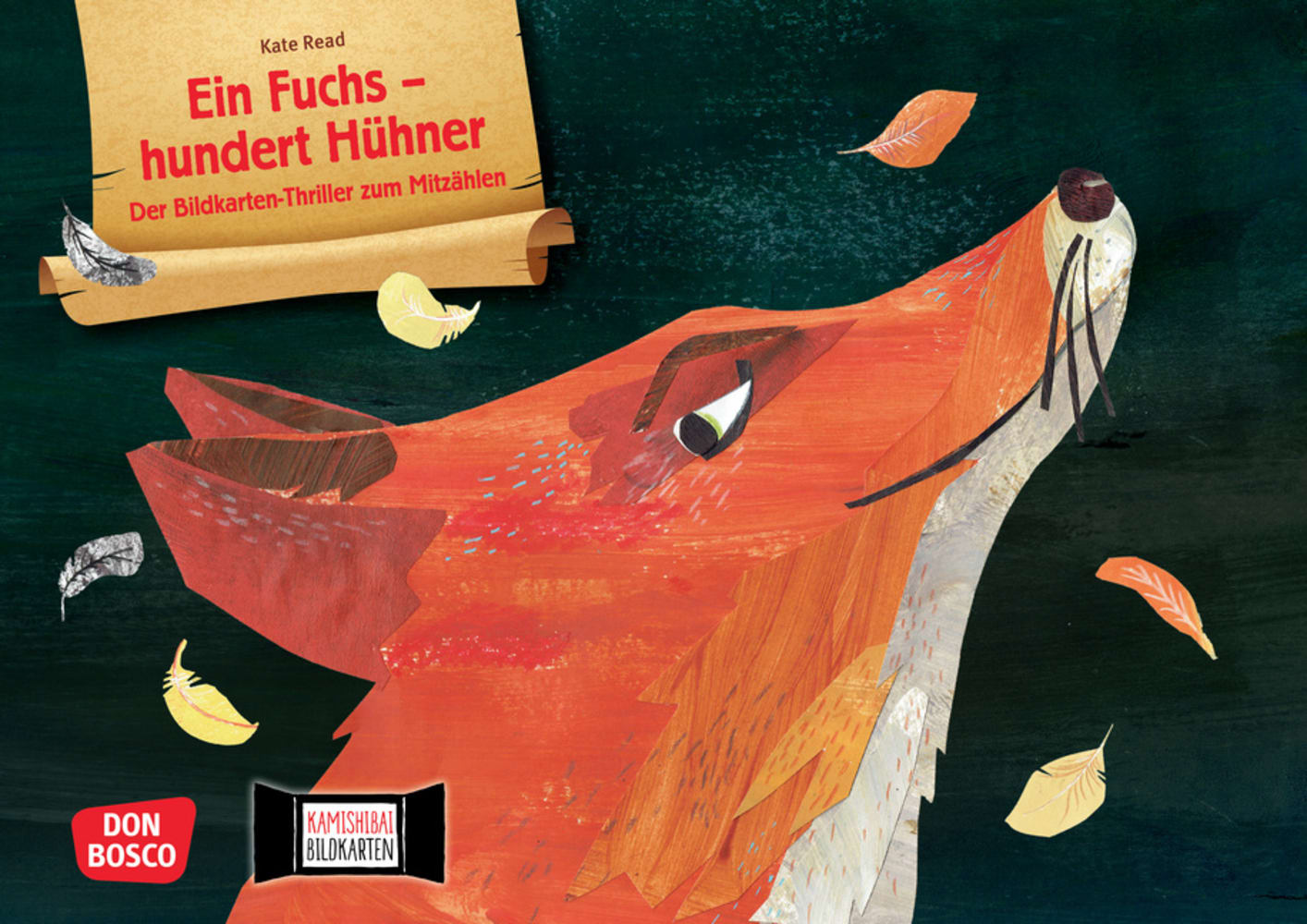 Ein Fuchs ? hundert Hühner. Der Bildkarten-Thriller zum Mitzählen. Kamishibai Bildkartenset