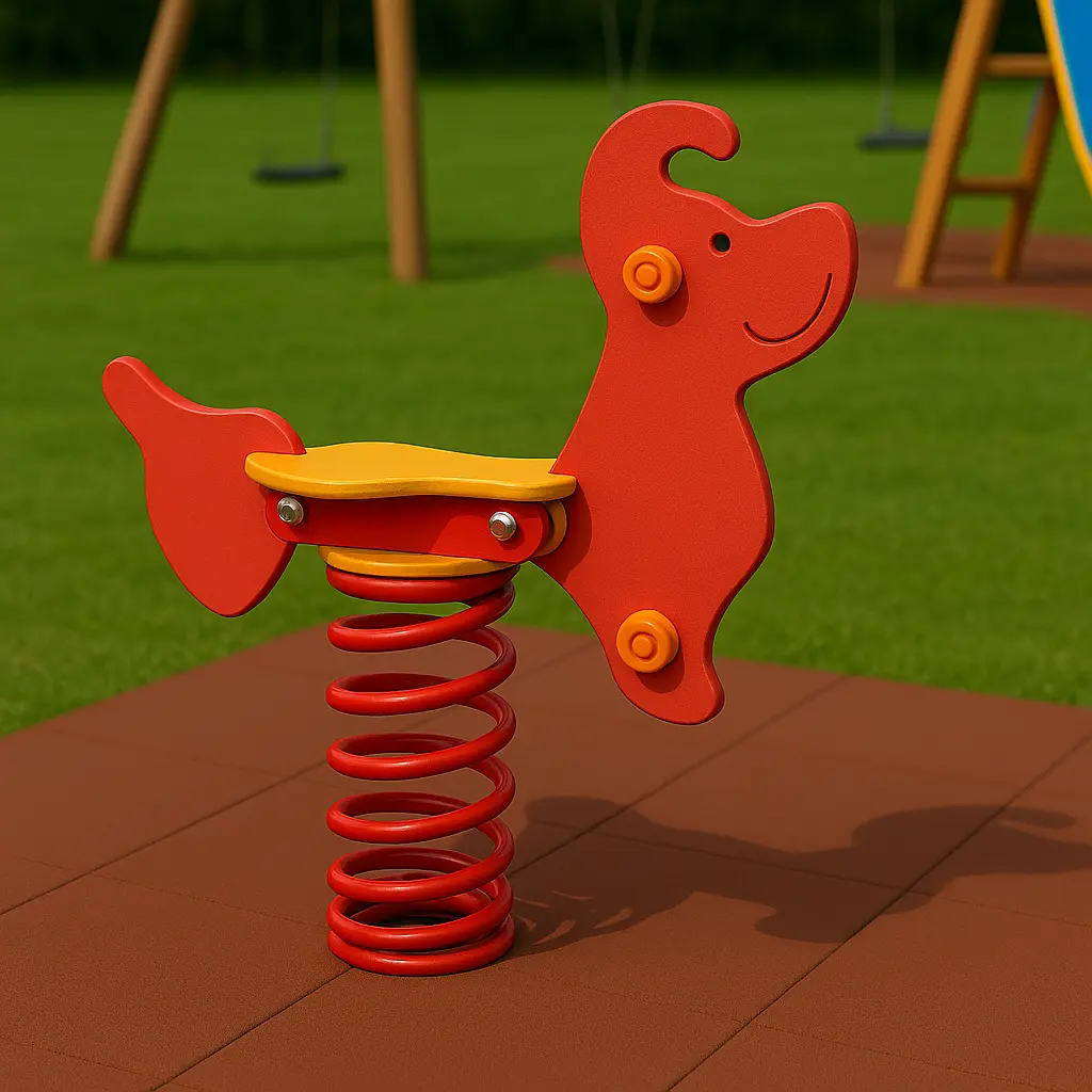 Federwipptier Hund