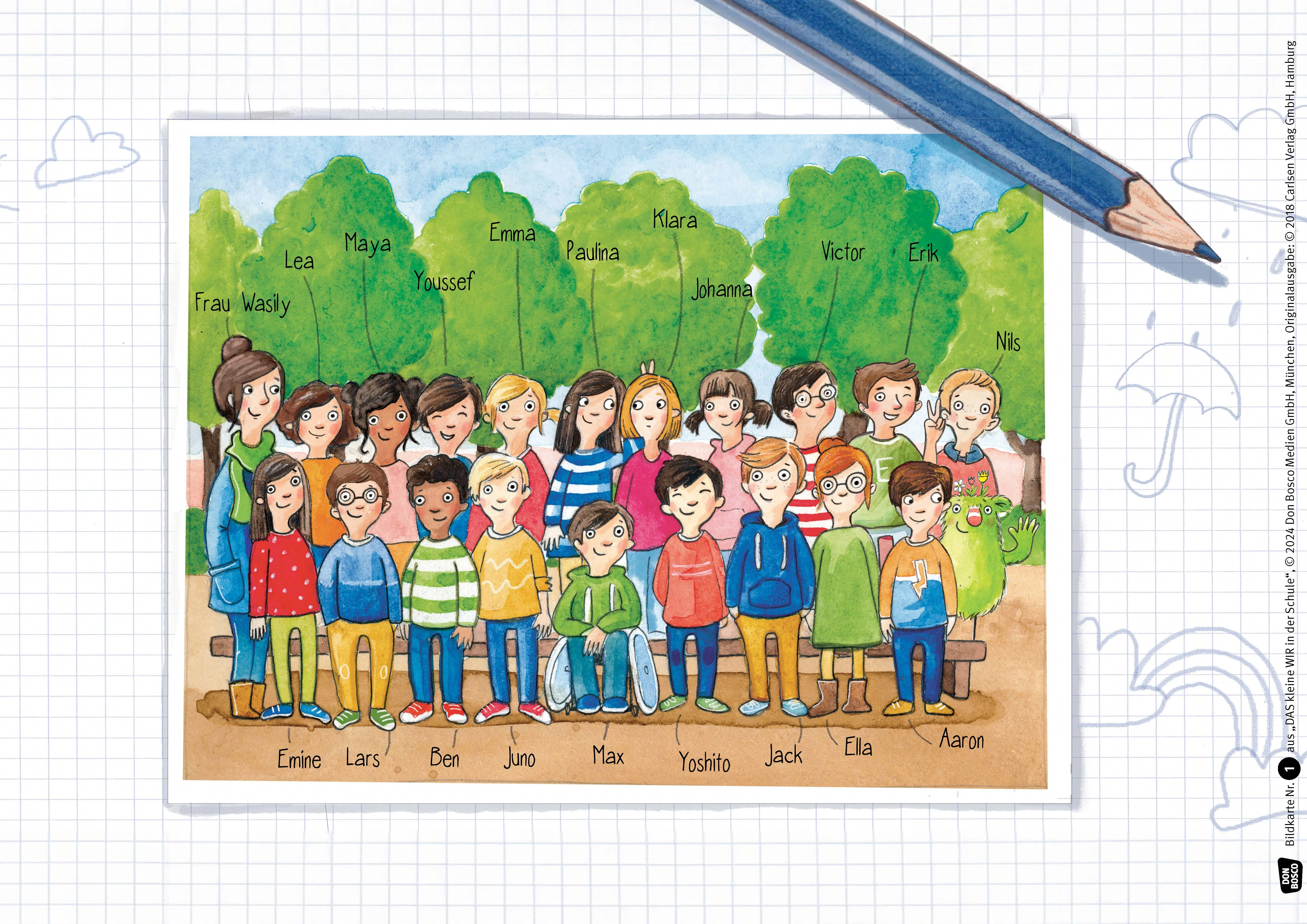 Das kleine WIR in der Schule. Kamishibai Bildkartenset