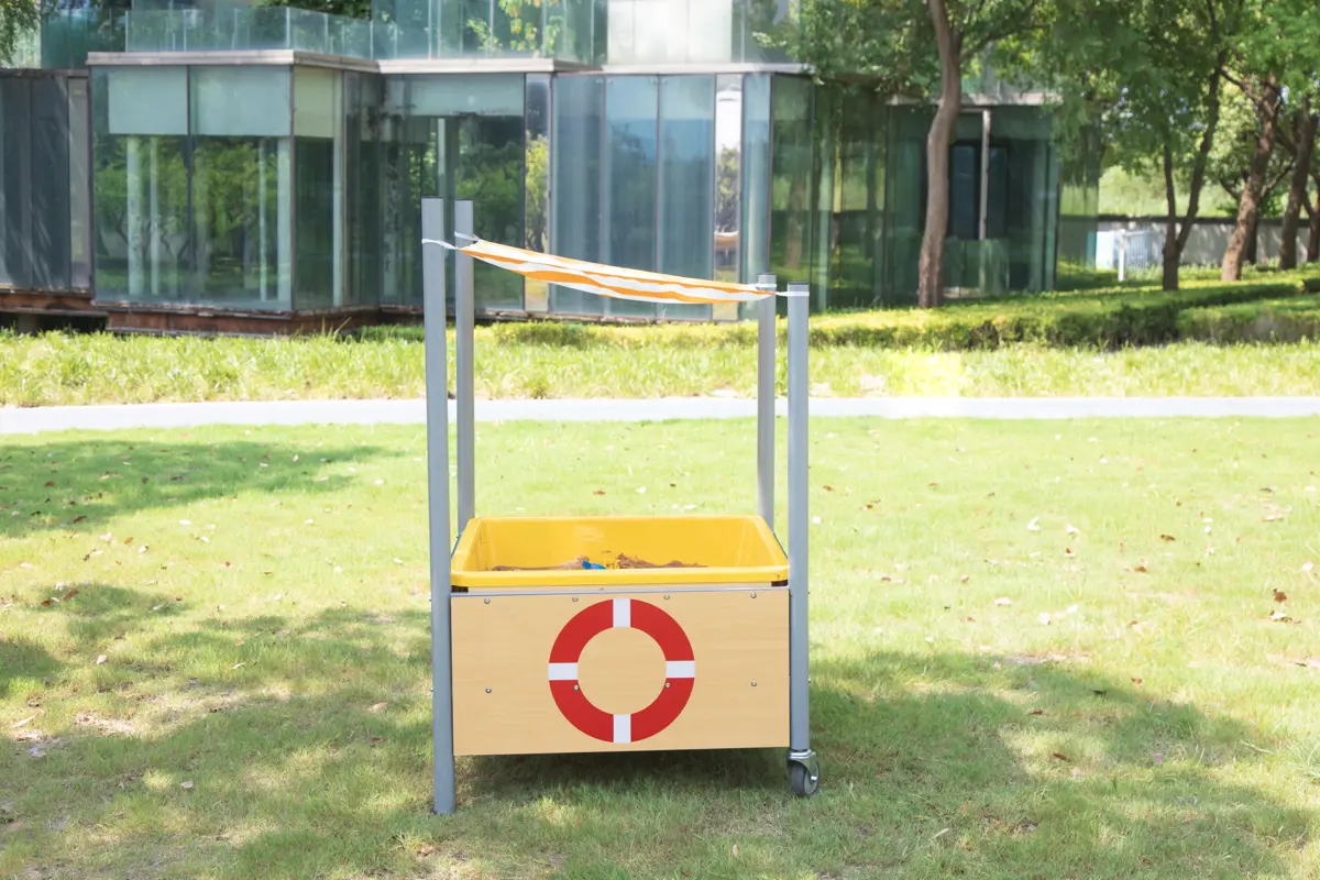 Mobiler Matschtisch, quadratisch
