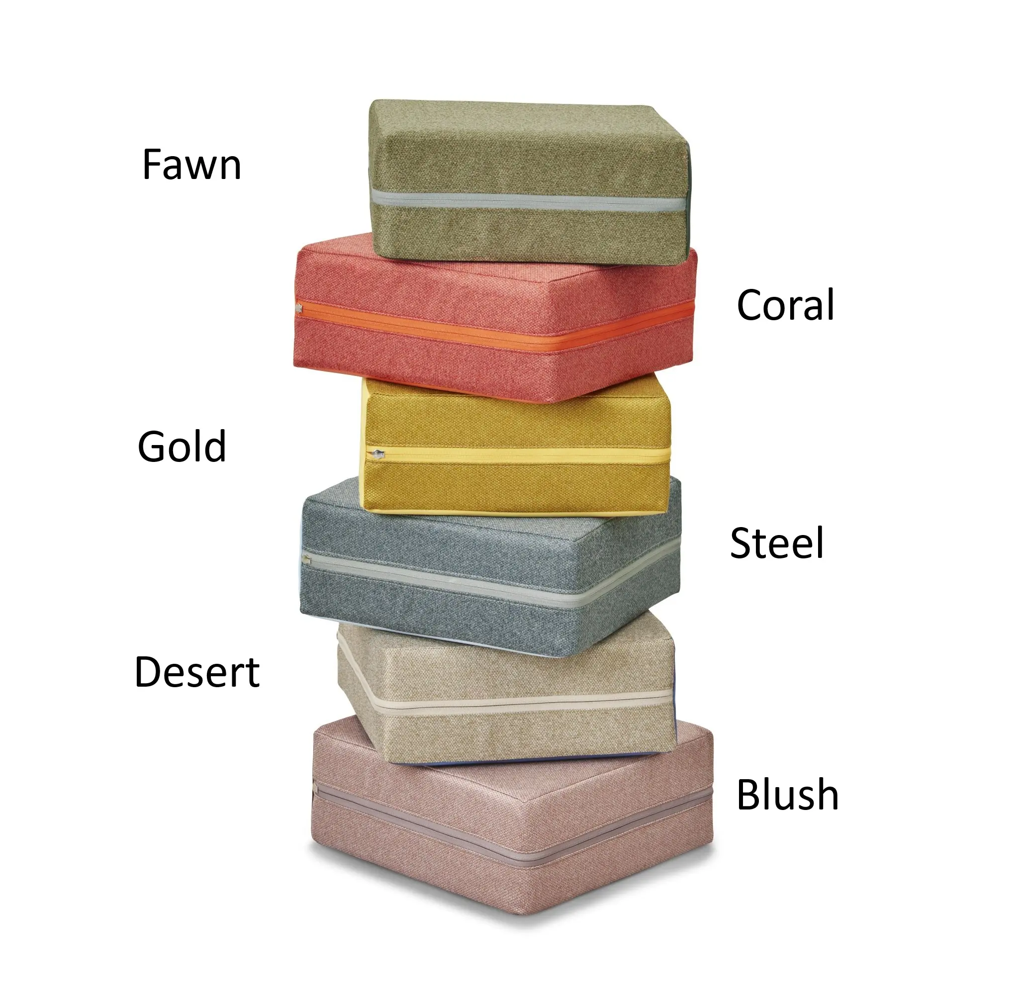 Akustiksofa Eden mit Webstoff Kaluna Blush