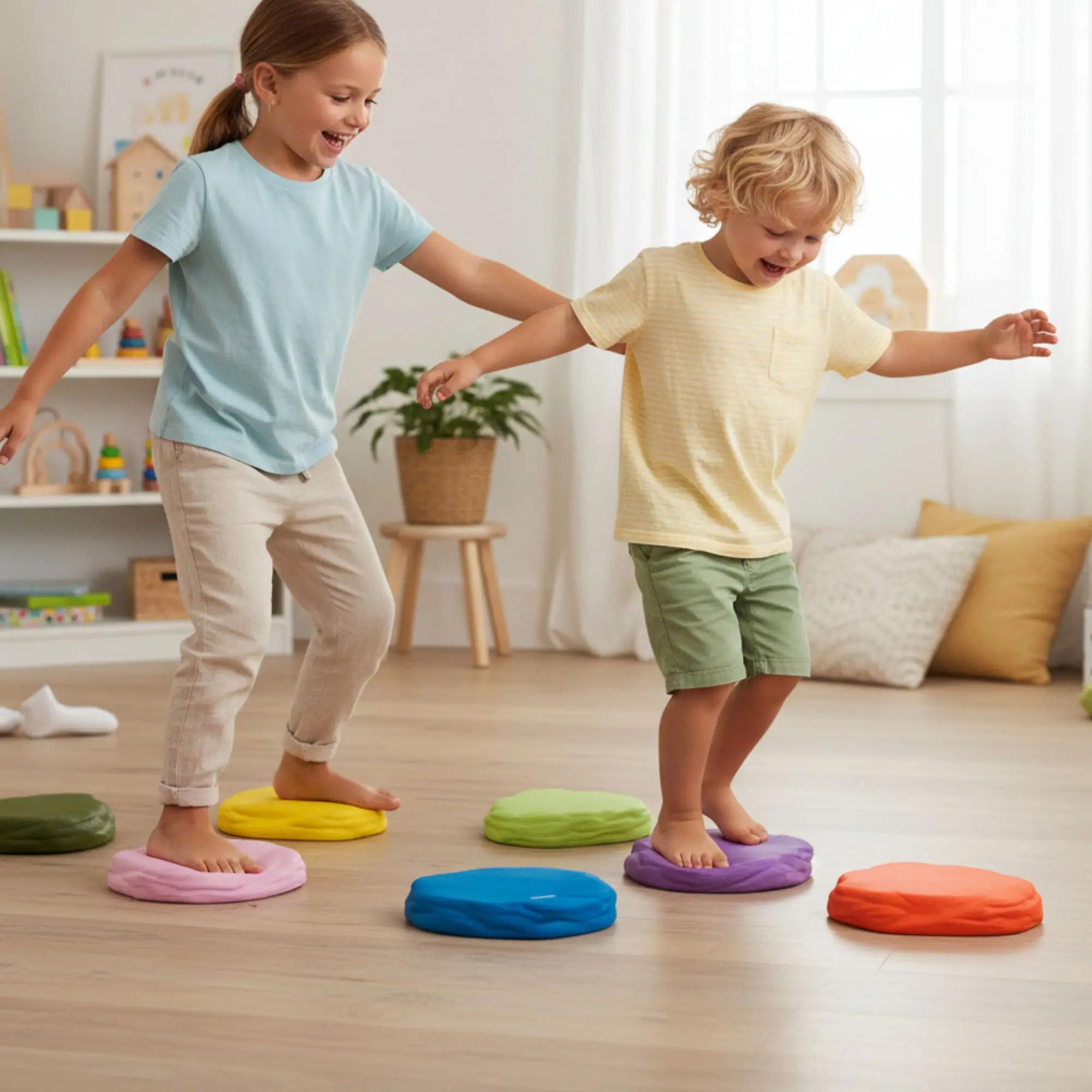 Soft-Balanciersteine 8er Set