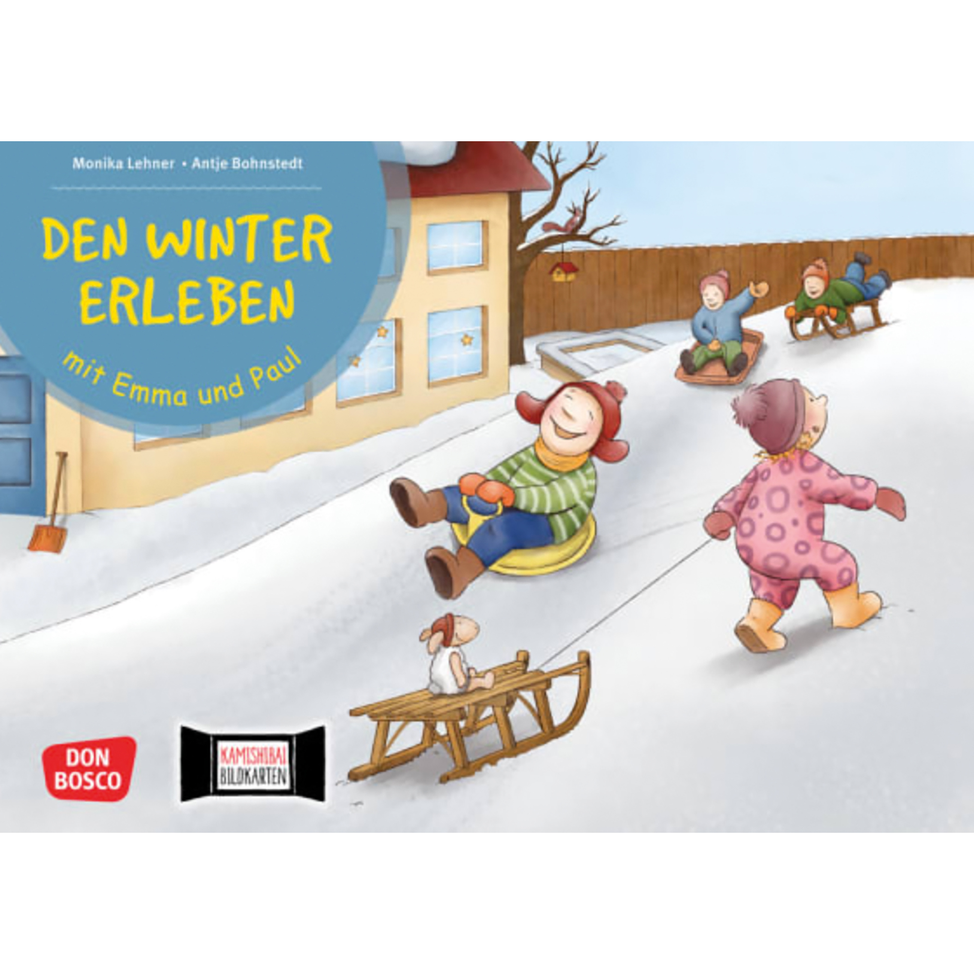 Den Winter erleben mit Emma und Paul. Kamishibai Bildkartenset