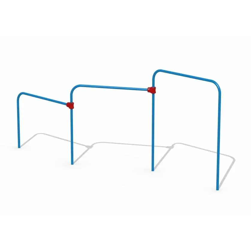 Reckstangen mit 3 Stangen, Metallgestell