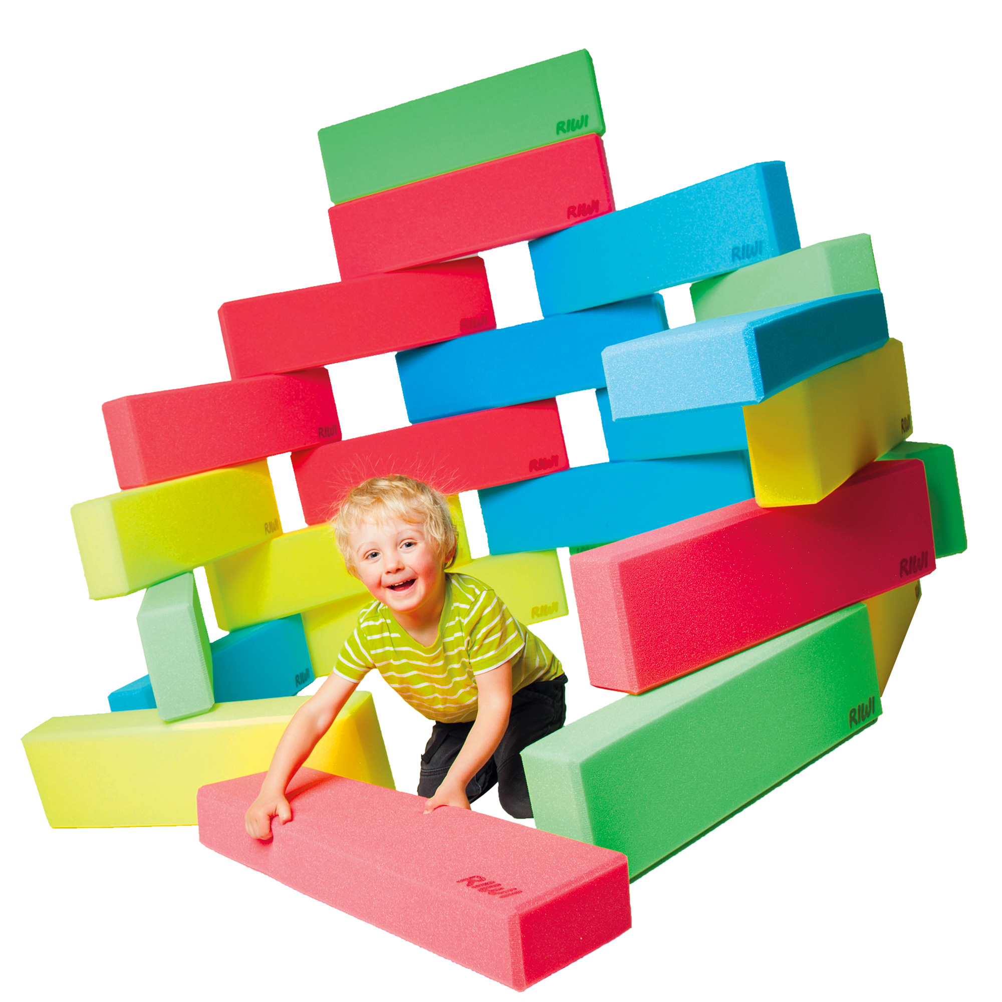 RIWI Großbausteine mit Überzug 48er Set