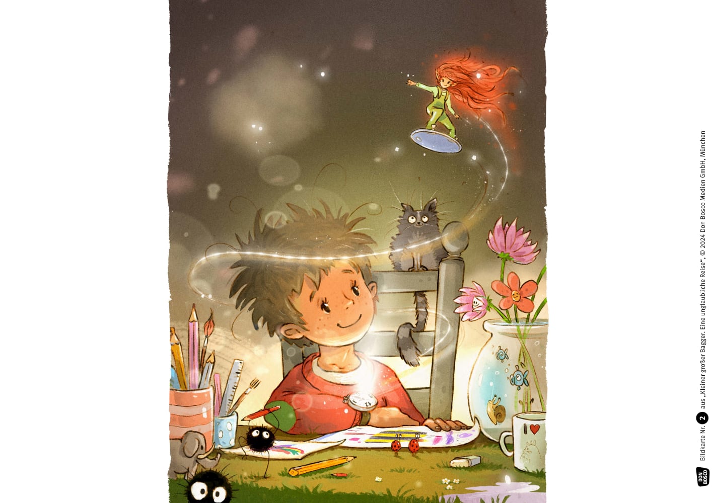 Kleiner großer Bagger. Eine unglaubliche Reise. Kamishibai Bildkartenset