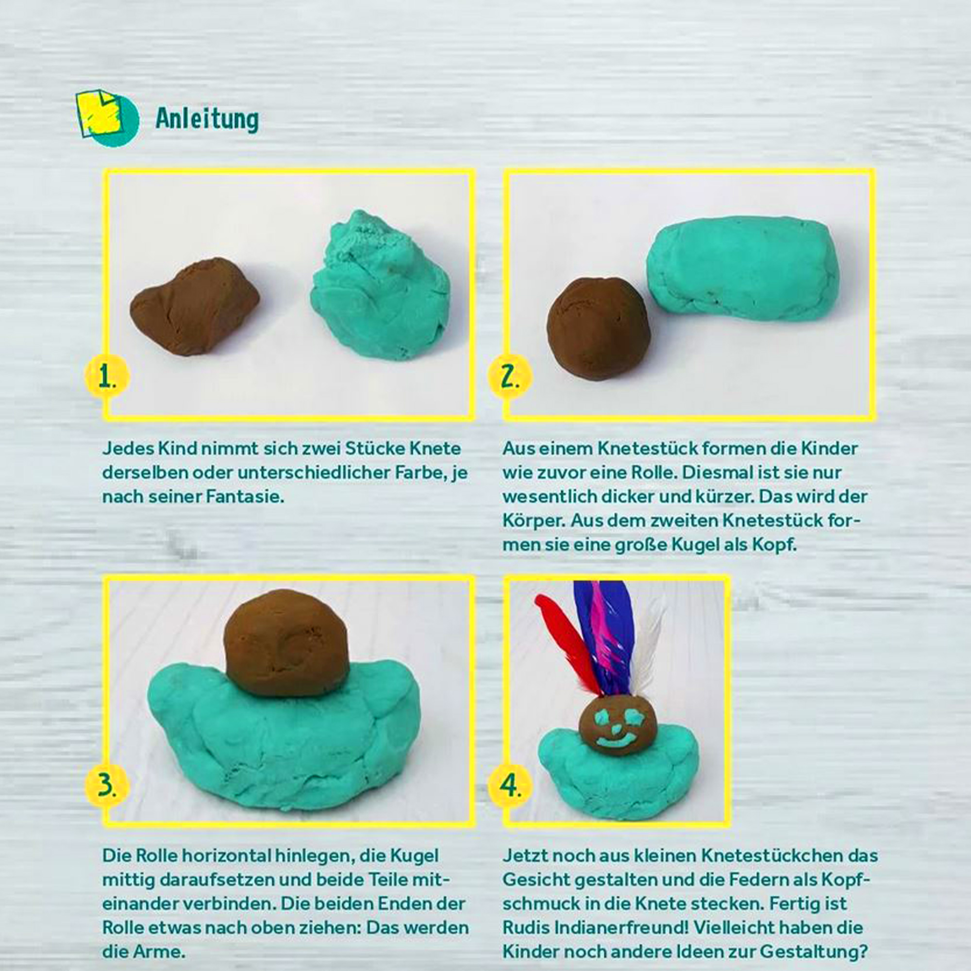 Kneten und Modellieren in der Kita