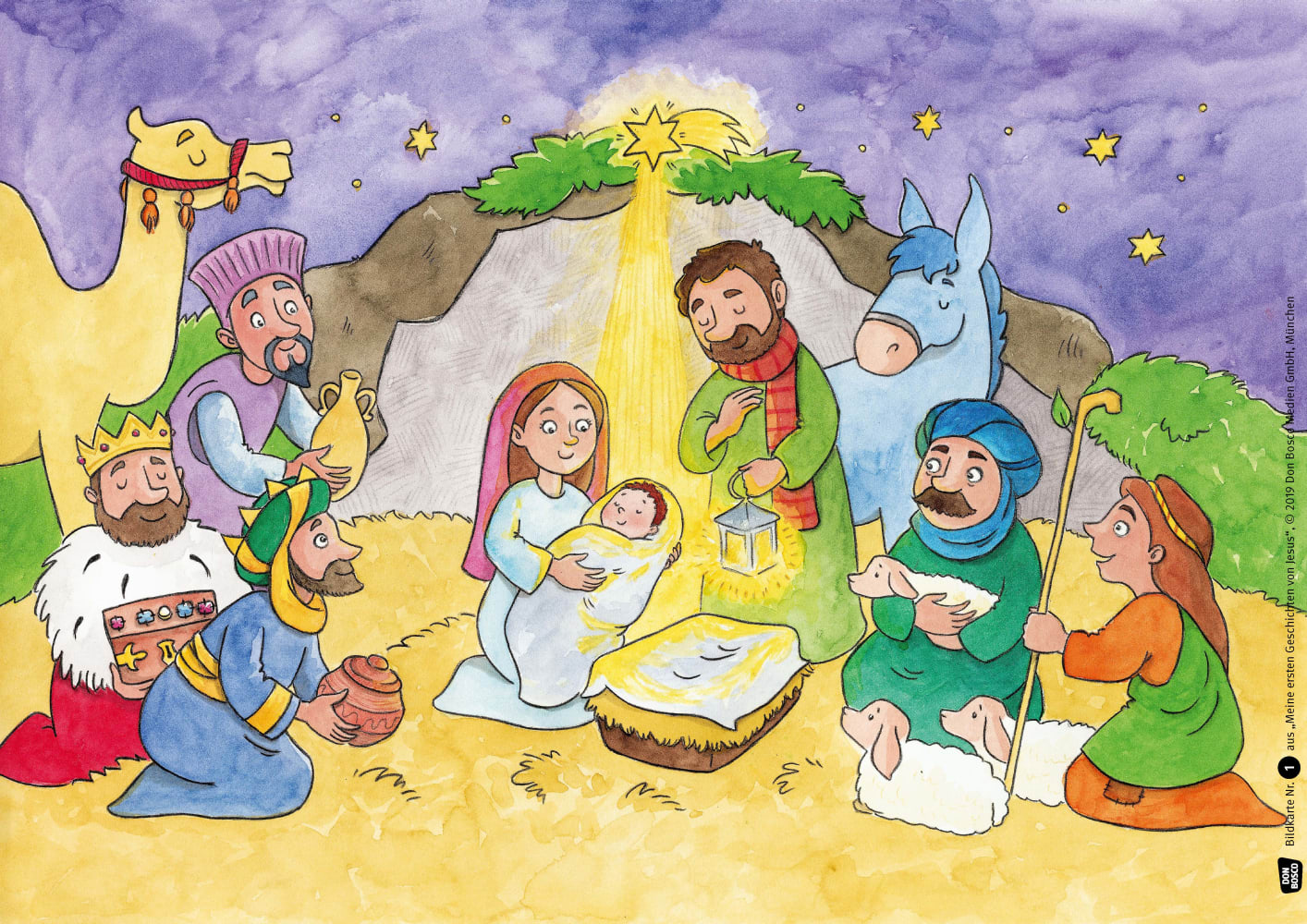 Meine ersten Geschichten von Jesus. Die U3-Bibel im Kamishibai. Kamishibai Bildkartenset.