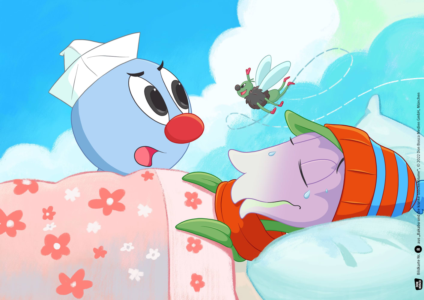 Bakabu und die kranke Glockenblume. Kamishibai Bildkartenset