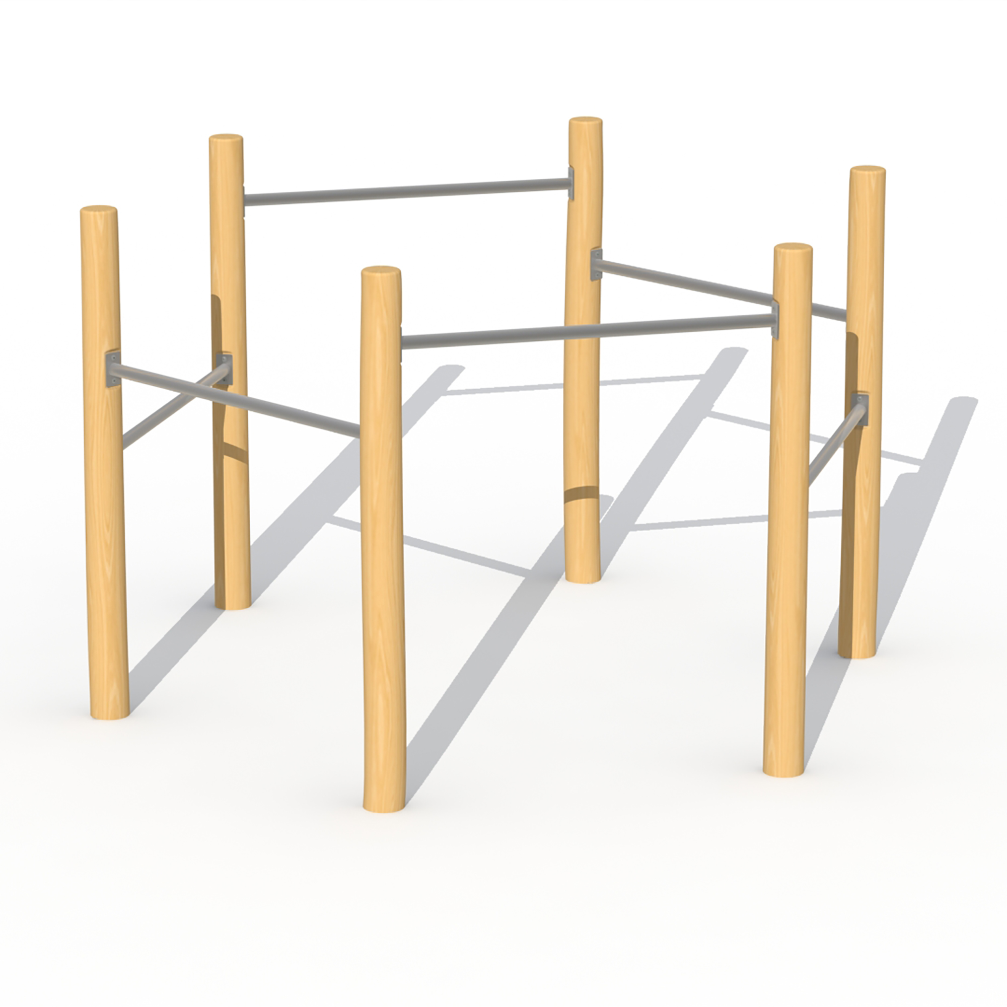 Lärche Sechseckige Reckstangen