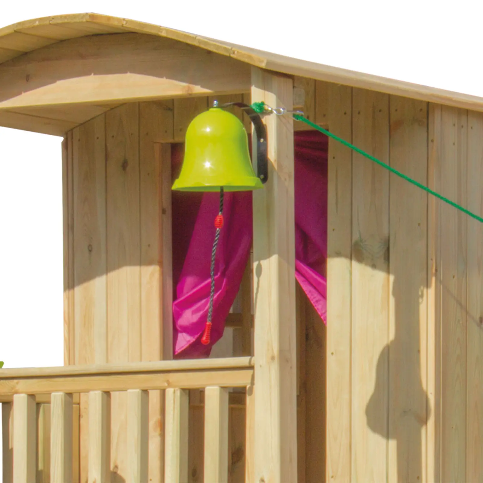 Glocke Grün für Spielhäuser