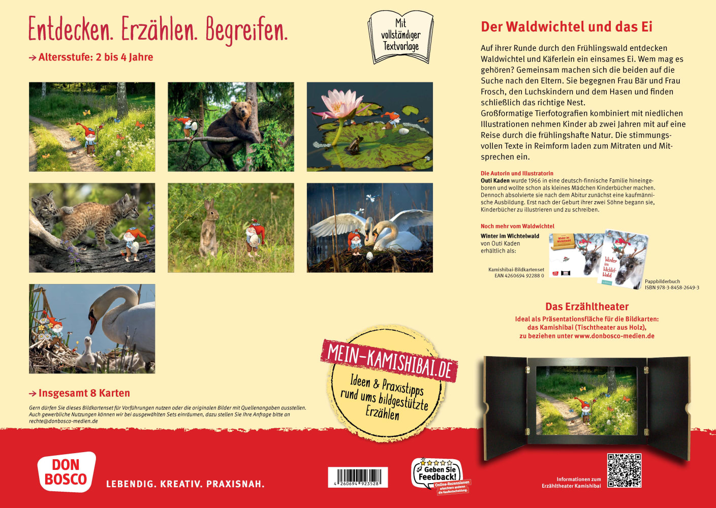 Frühling im Wichtelwald. Kamishibai Bildkartenset