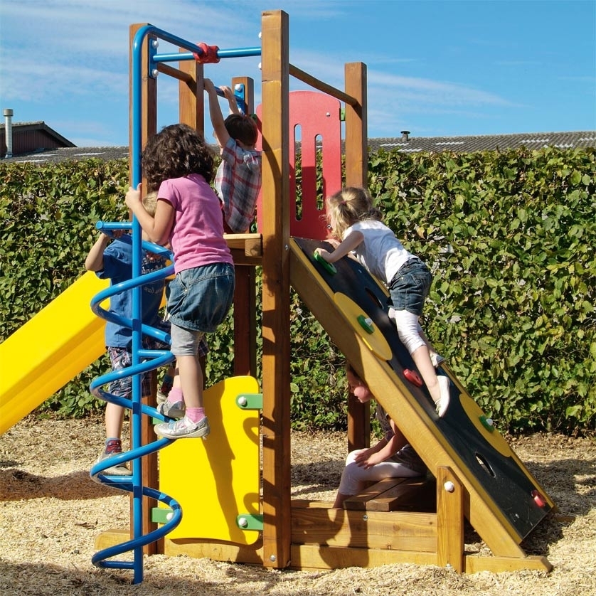Anbau-Bergsteigerwand für Spielplatzgerät