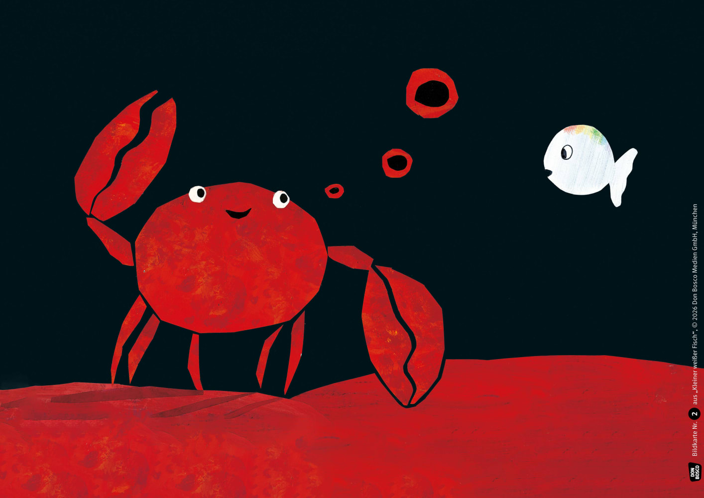 Kleiner weißer Fisch. Kamishibai Bildkartenset