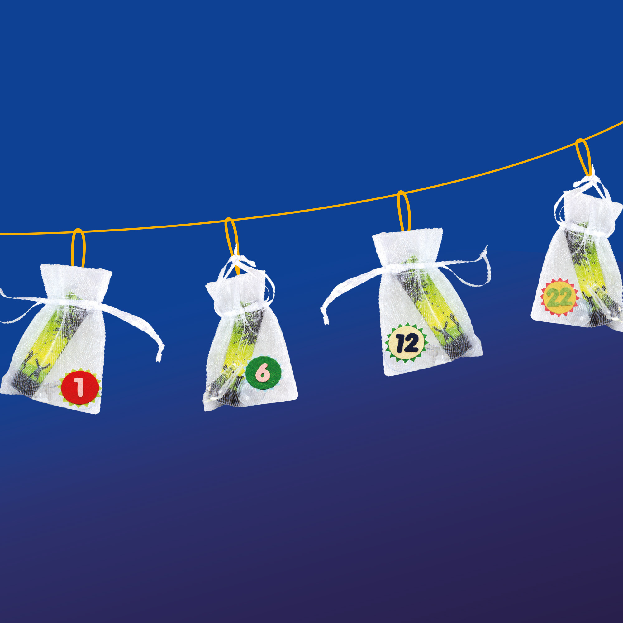 Regenbogentropfen mit Geschichte & Organzabeutel 12er Pack