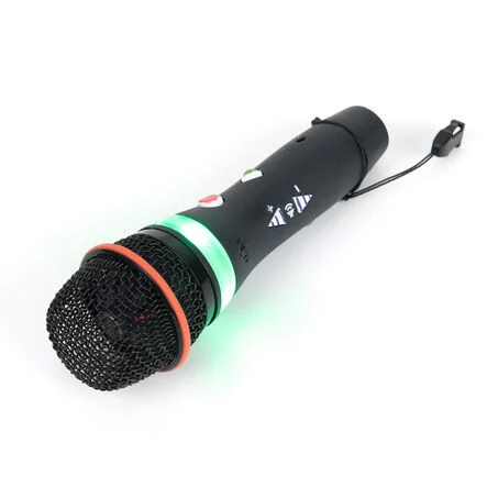 Mikrofon Bluetooth 6er Set inkl. Ladestation schwarze Edition